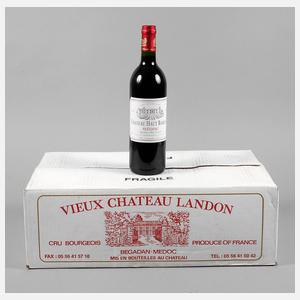 Zwölf Flaschen ”Vieux Chateaux Landon”