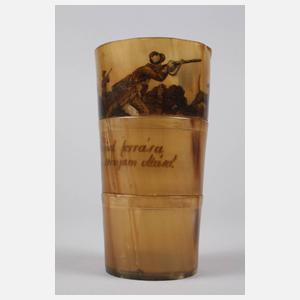 Jagdlicher Becher Horn