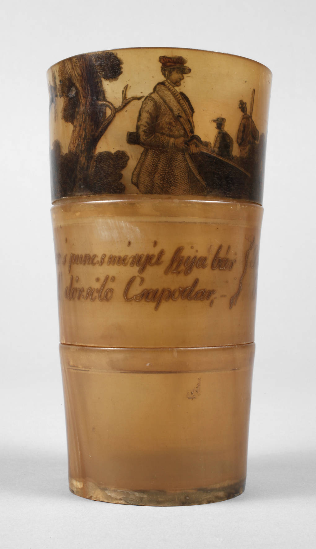 Jagdlicher Becher Horn