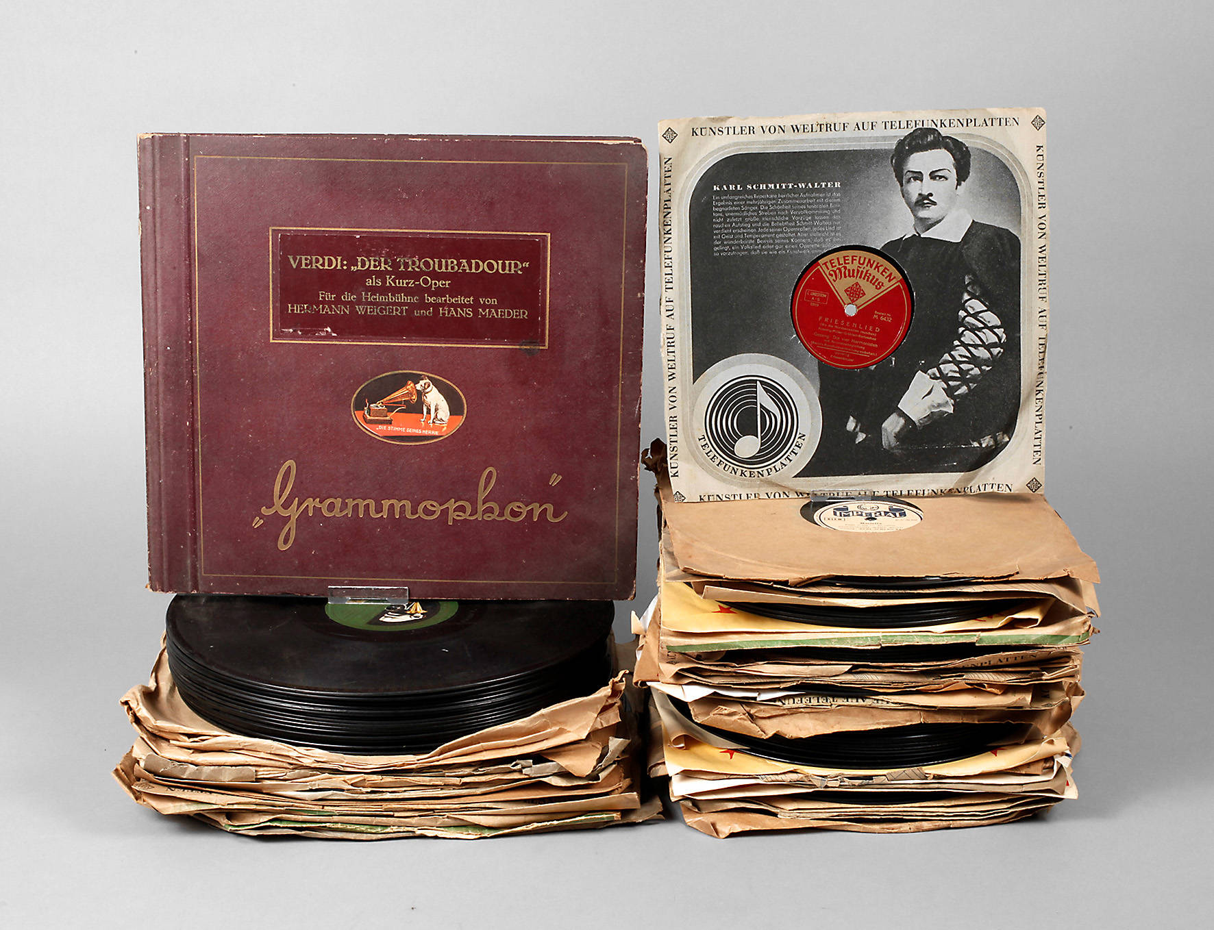 Konvolut Schelllackplatten