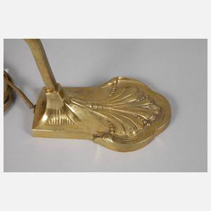 Zwei Tischlampen Messing