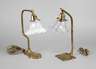Zwei Tischlampen Messing