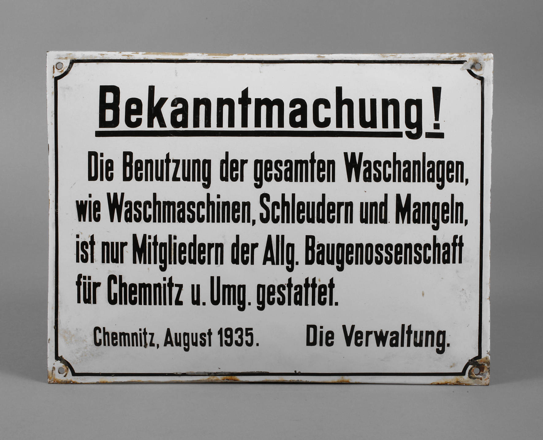 Emailschild Chemnitz