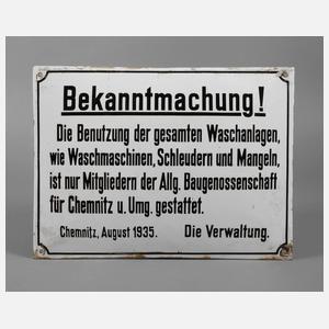 Emailschild Chemnitz