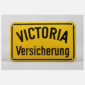 Kleines Emailschild Victoria