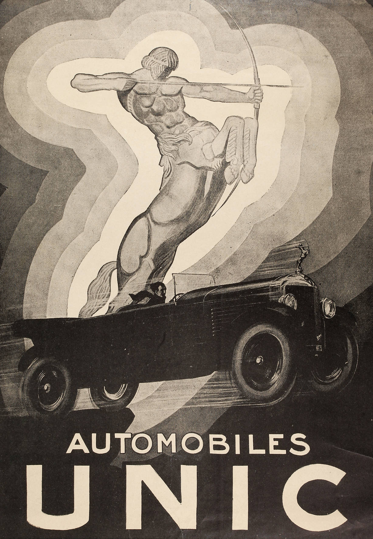 Plakat Automobiles Unic