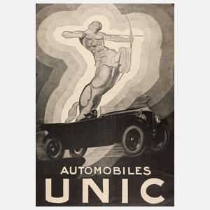 Plakat Automobiles Unic