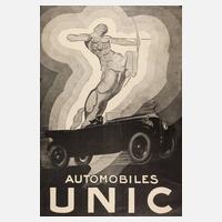 Plakat Automobiles Unic111