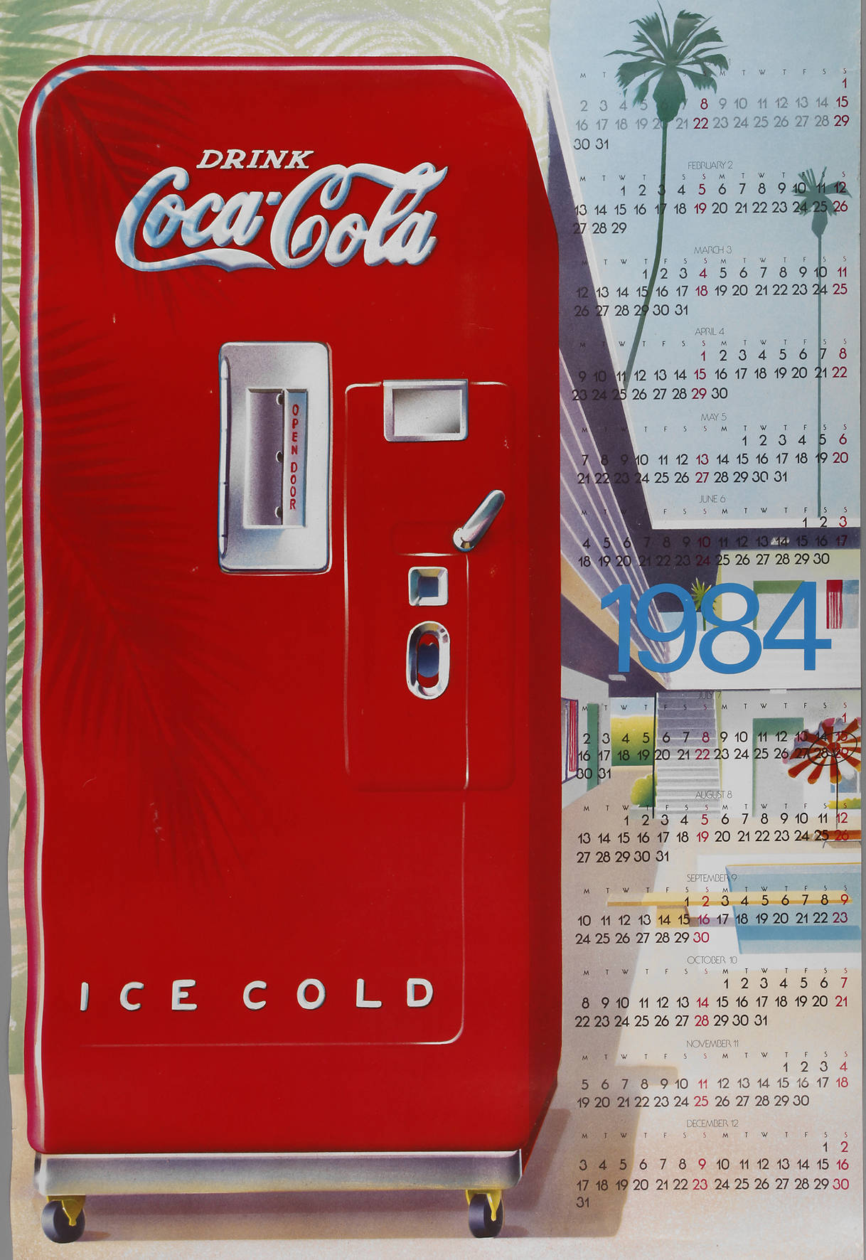 Plakat Coca Cola 1984