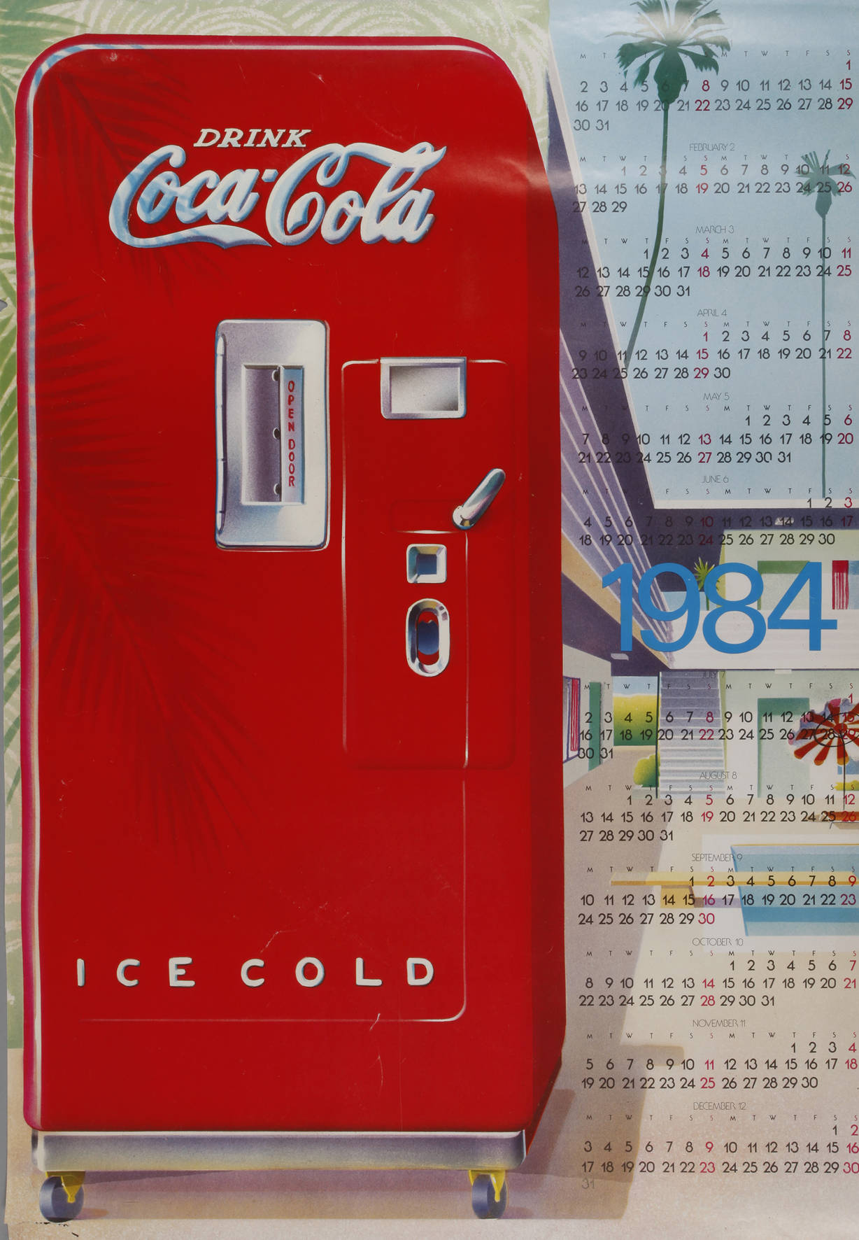 Plakat Coca Cola 1984