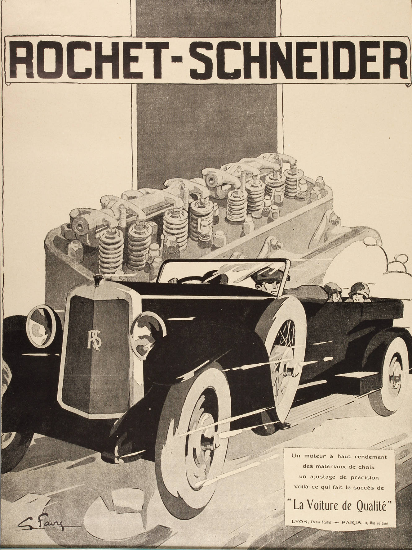 Plakat Rochet-Schneider