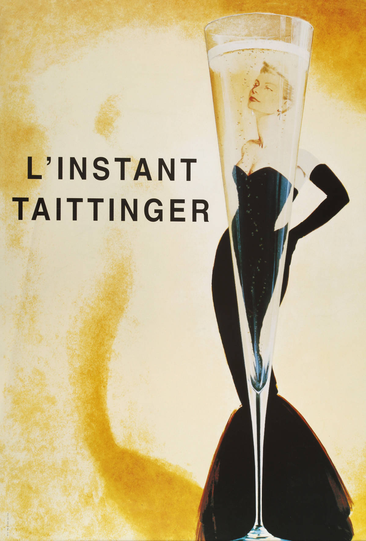 Werbeplakat L`Instant Taittinger