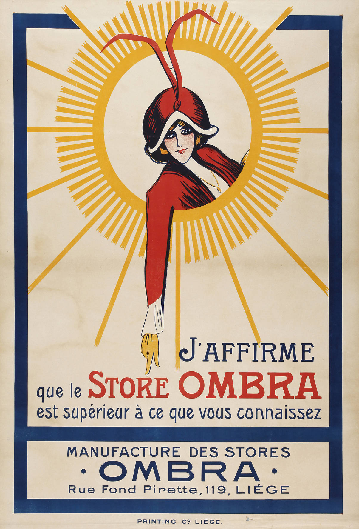Werbeplakat Store Ombra