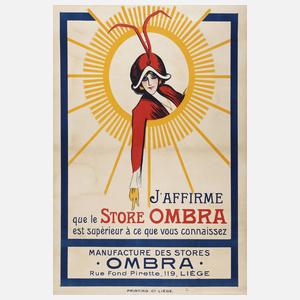 Werbeplakat Store Ombra
