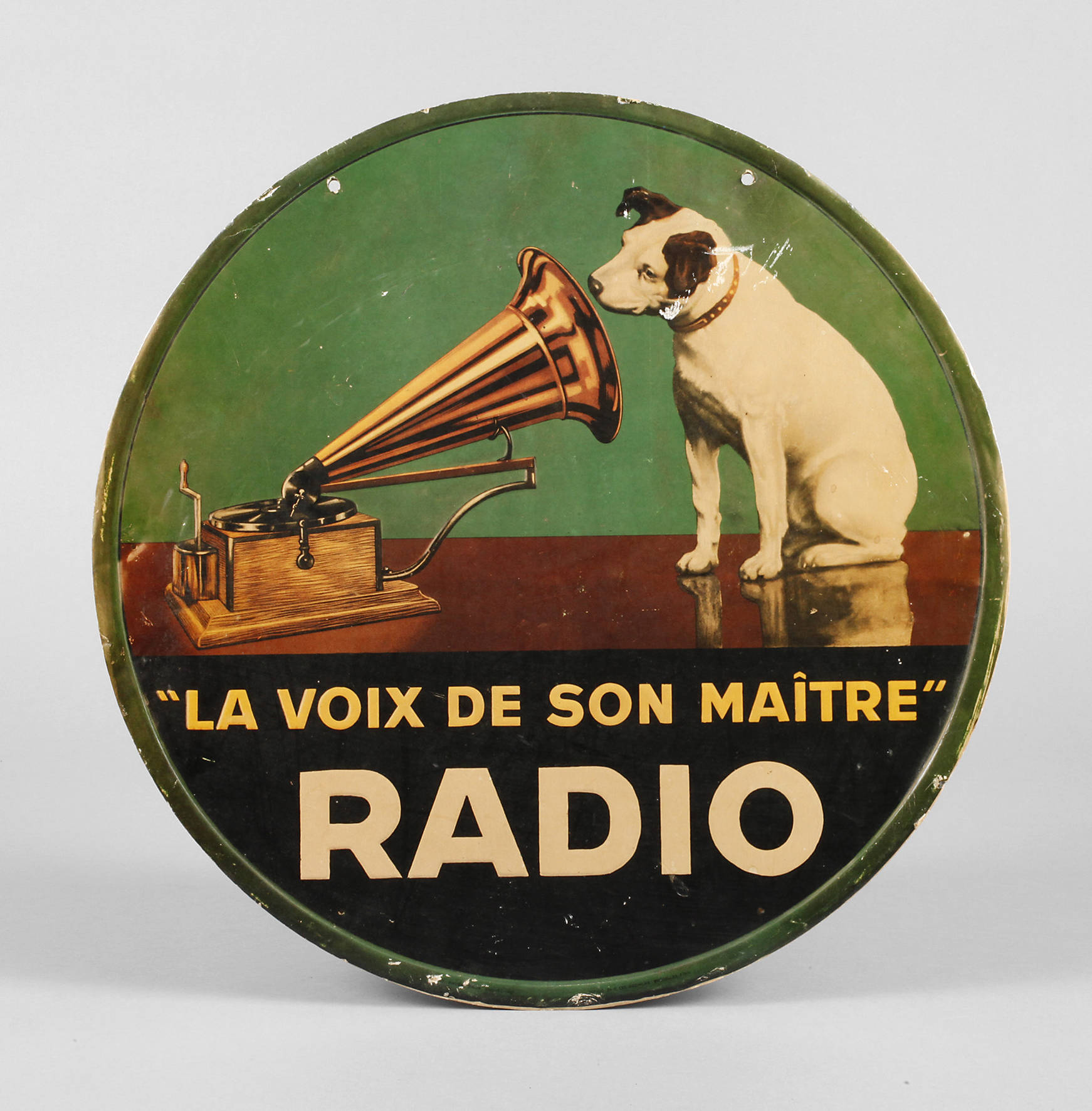 Werbeschild Grammophon