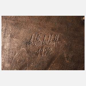 Großer Bronzeteller Olympische Spiele München