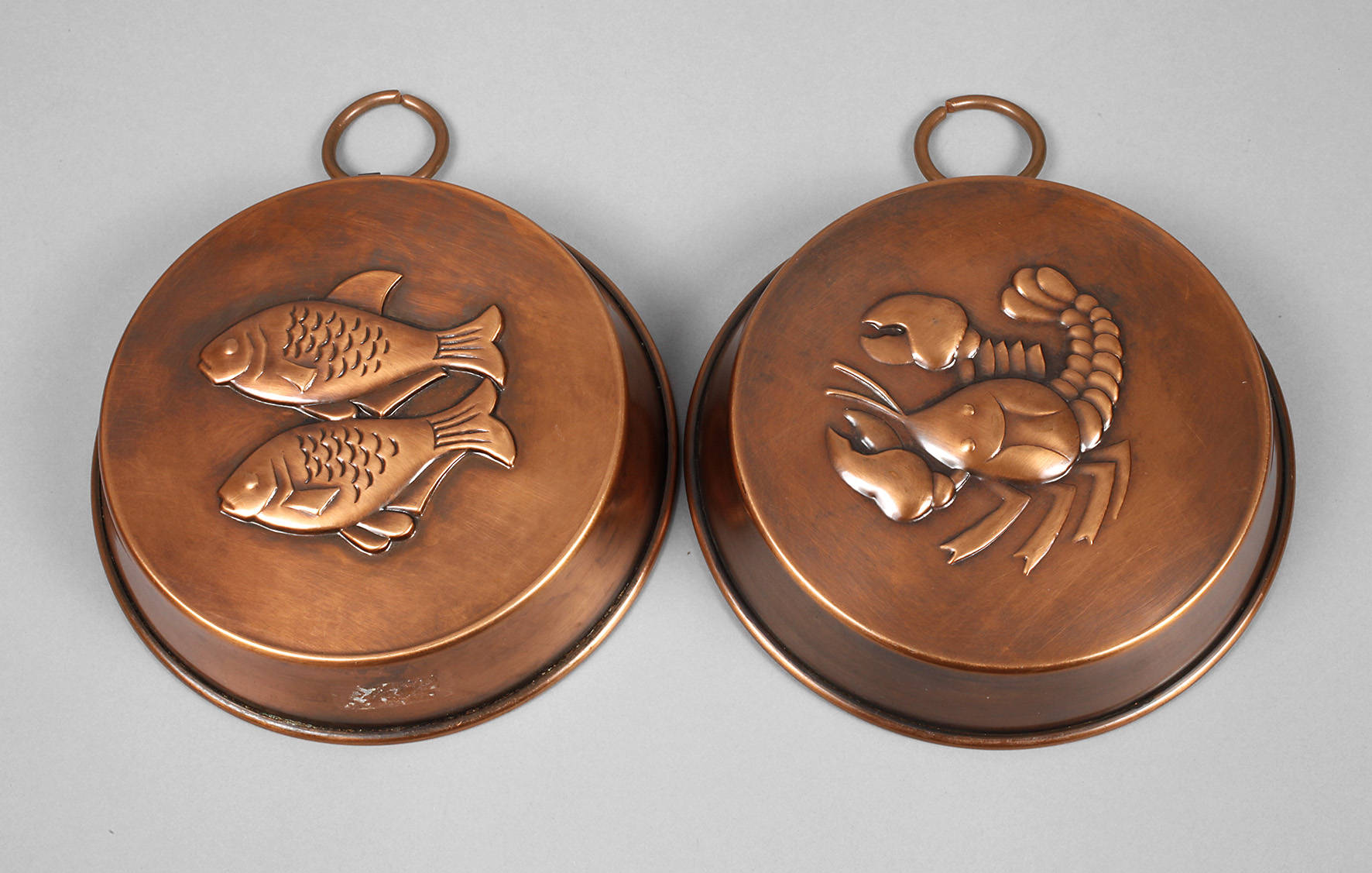 Zwei Kupferformen