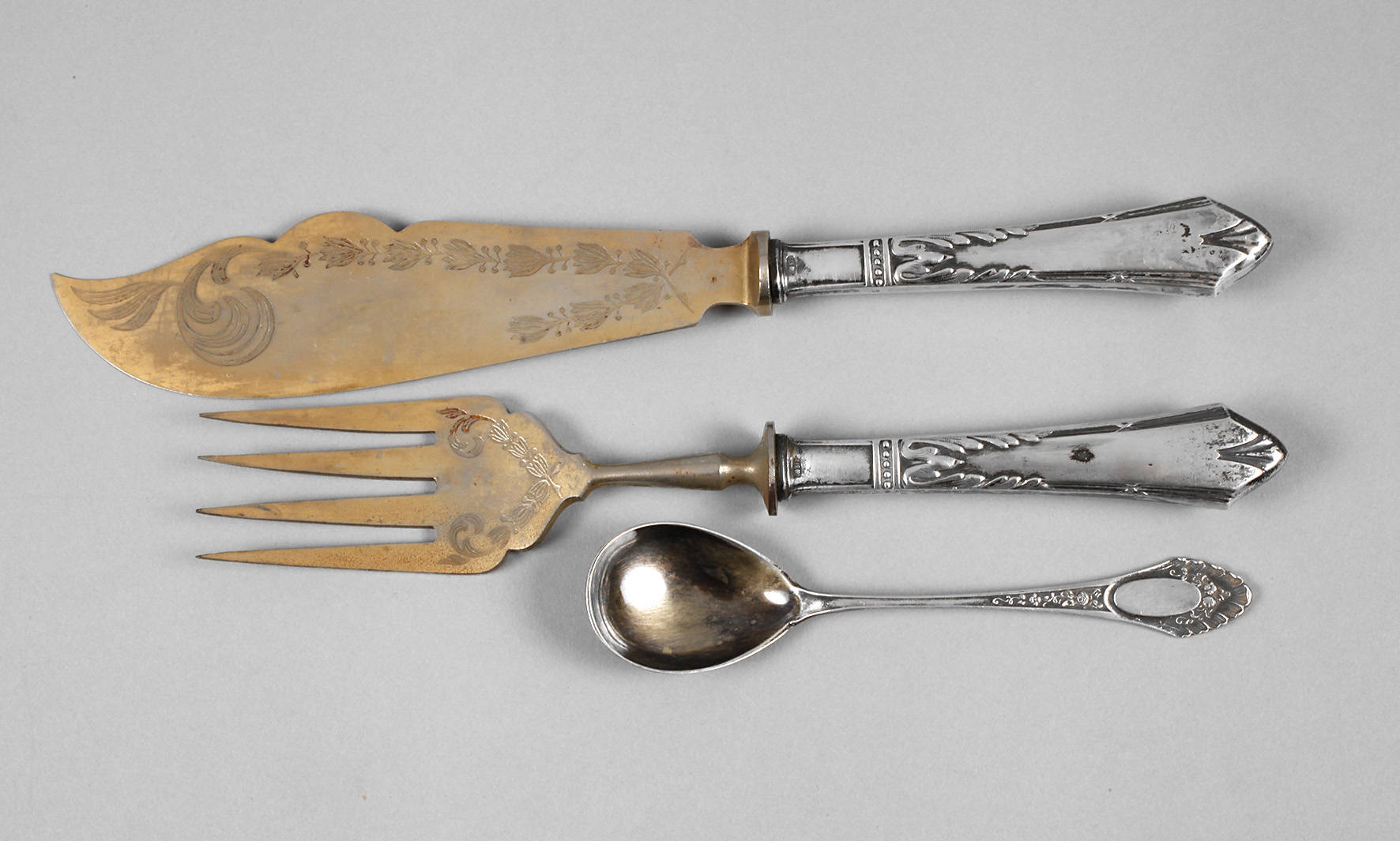 Vorlegebesteck Silber