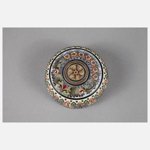 Russland emaillierte Silberdose 1914