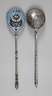 Zwei russische Silberlöffel