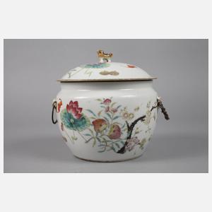 Deckelterrine Famille rose