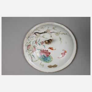 Deckelterrine Famille rose