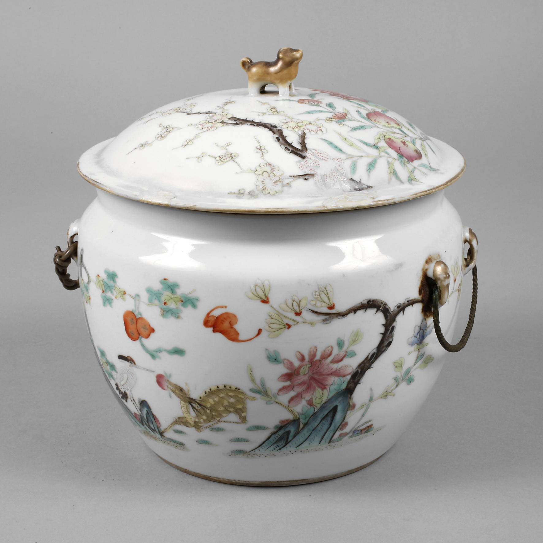 Deckelterrine Famille rose