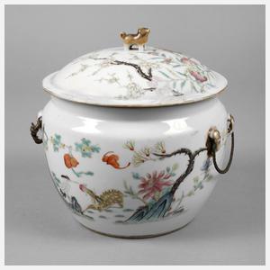 Deckelterrine Famille rose