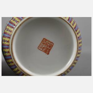 Paar Vasen Famille rose