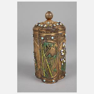 China feine Silberdose