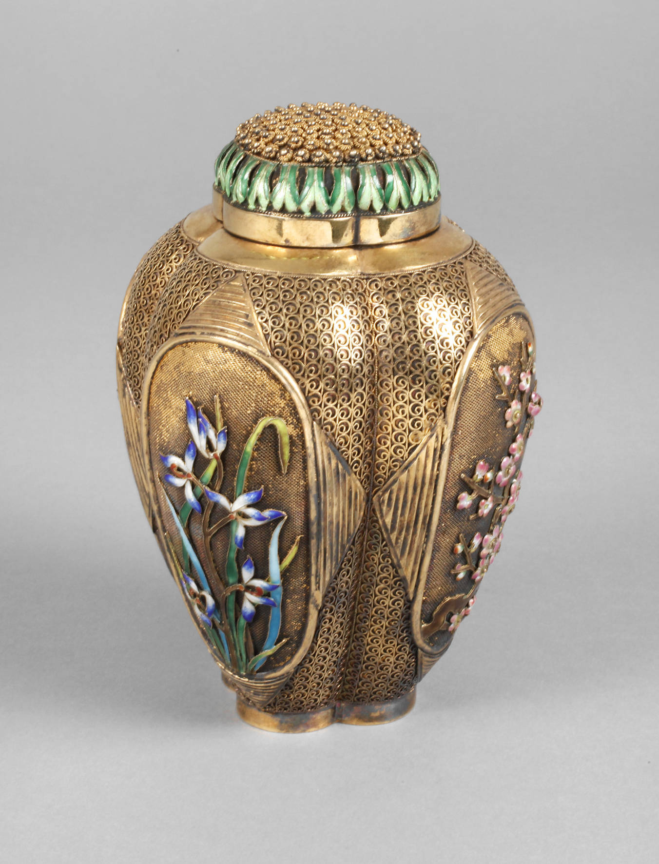 China feine Silberdose