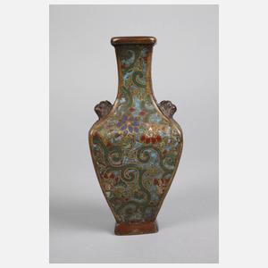 Kleine Cloisonnévase