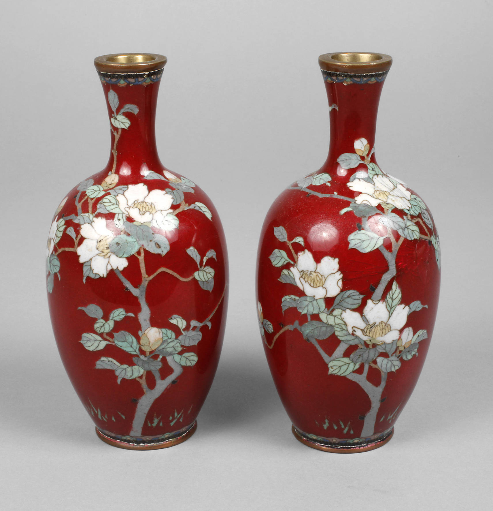 Paar Vasen Cloisonné