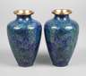 Paar Vasen Cloisonné