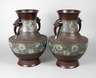 Paar Vasen Cloisonné