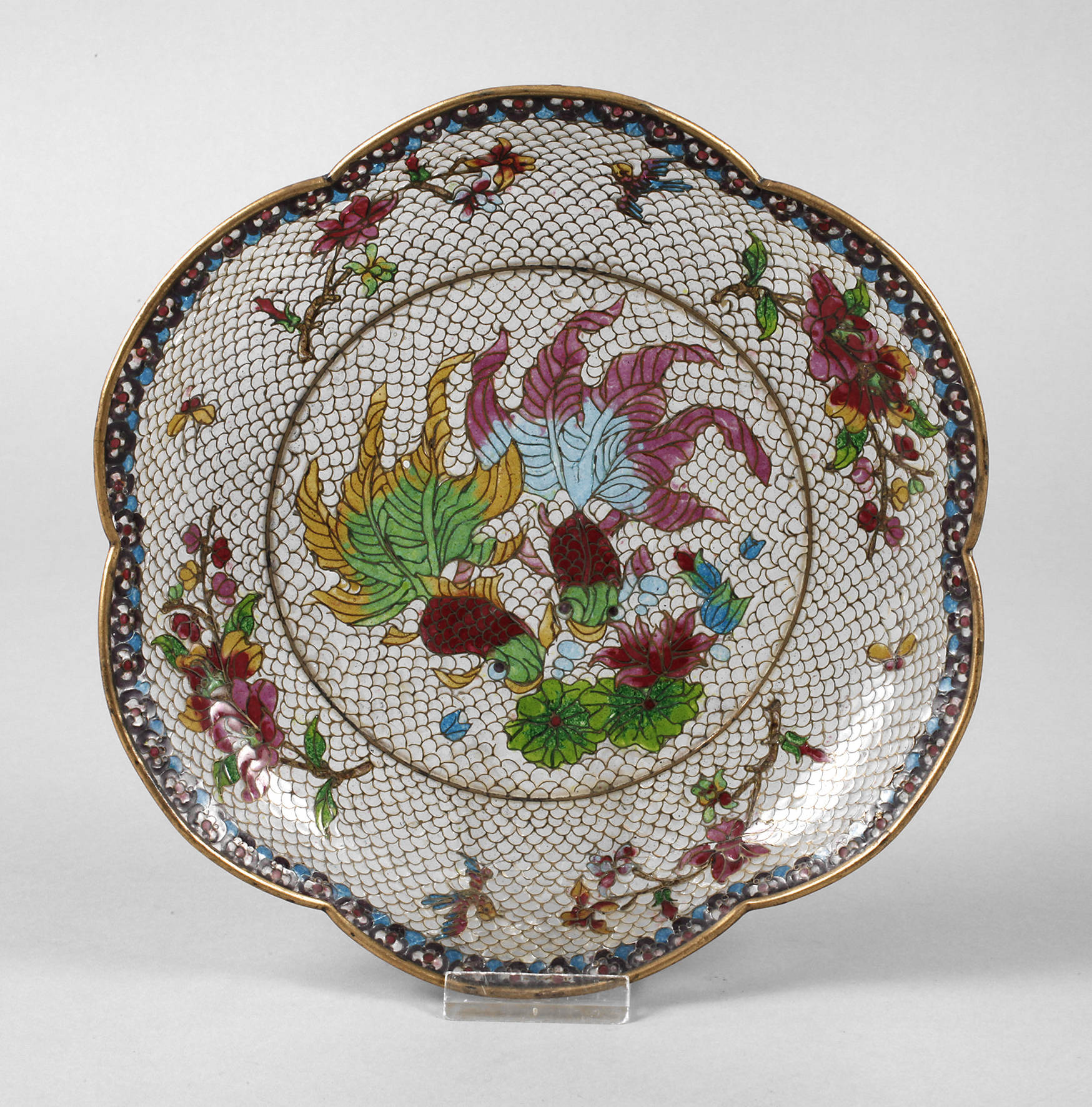 Zierschale Fensteremail