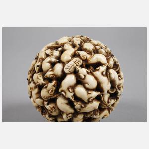 Kunstkammerobjekt Elfenbein