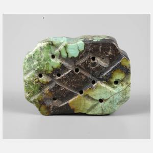 Beschnitzter Türkis