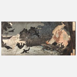 Japanischer Farbholzschnitt