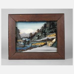 Hinterglasmalerei Japan