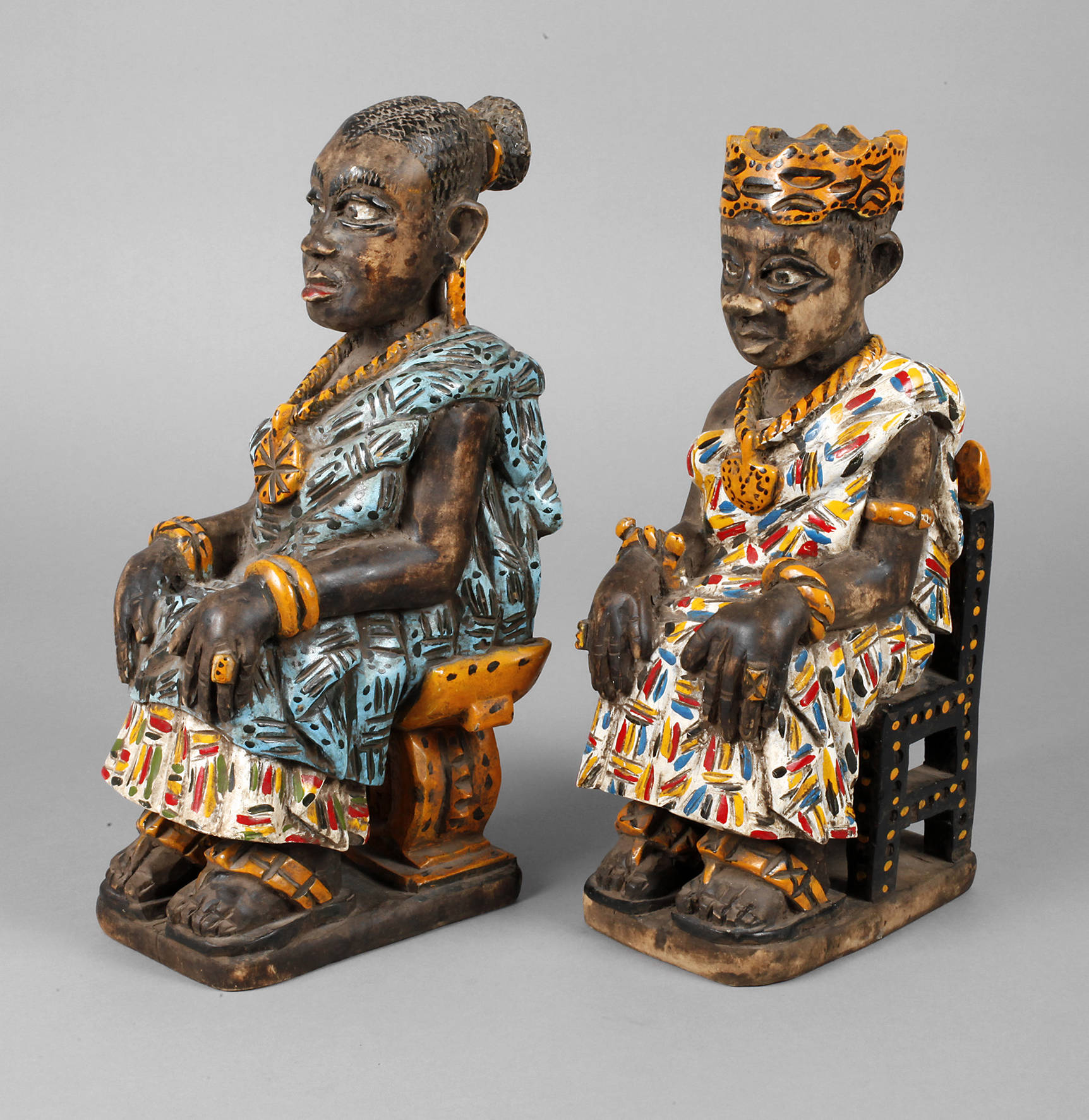 Afrikanisches Königspaar