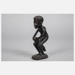 Drei Schnitzereien der Makonde