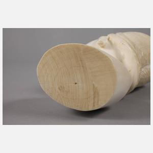 Elfenbeinbüste einer jungen Afrikanerin