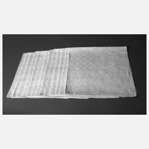 Dreizehn Servietten Historismus