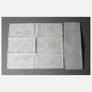 Sechs Handtücher Jugendstil