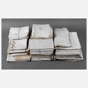 Großes Konvolut Bauernleinen