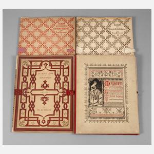 Konvolut Vorlagenmappen Stickerei
