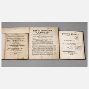 Sammlung Monografien Kurfürst Sachsen 1676/1828