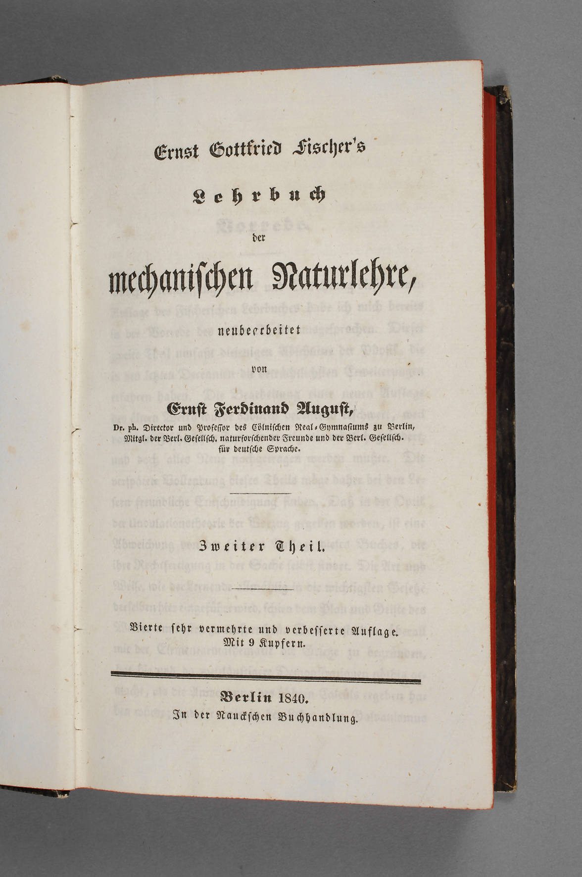 Fischers Naturlehre 1840