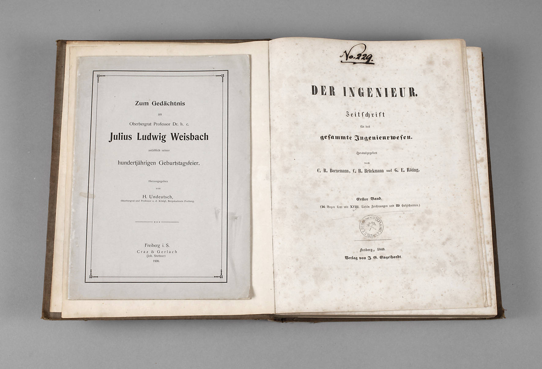 Tafelband Ingenieurwesen 1848